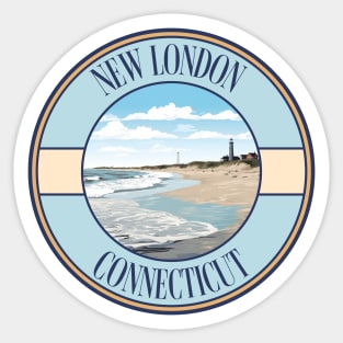 New London, Connecticut Sticker